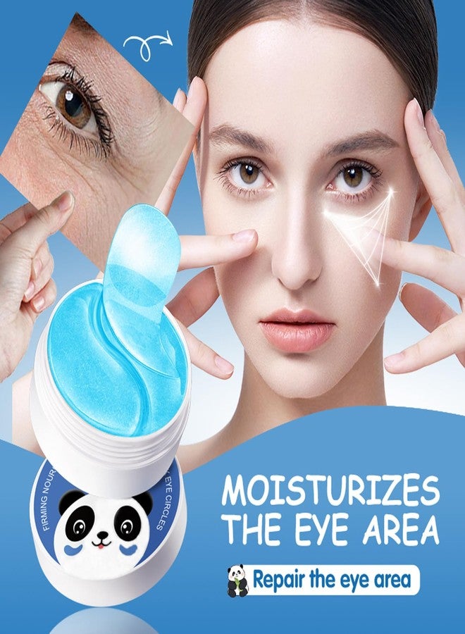 Epstur Under Eye Patches for Dark Circles, Puffy Eyes & Wrinkles - 60 Pairs Hydrating Eye Mask with Hyaluronic Acid, Blueberry Extract - Vegan, Cruelty-Free - Image 5
